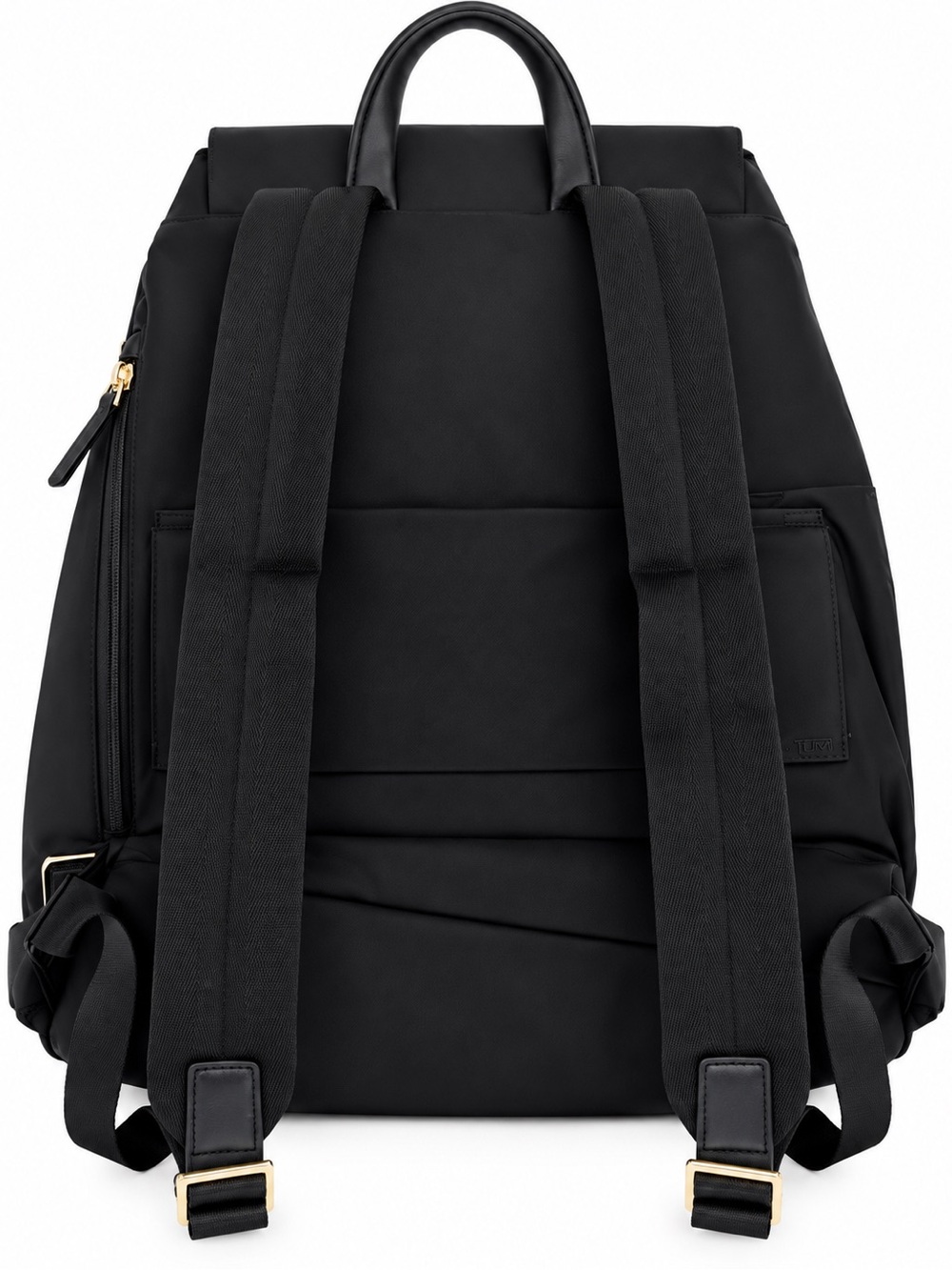 Tumi Black Nylon Backpack with Gold Hardware - Picture 2 of 10